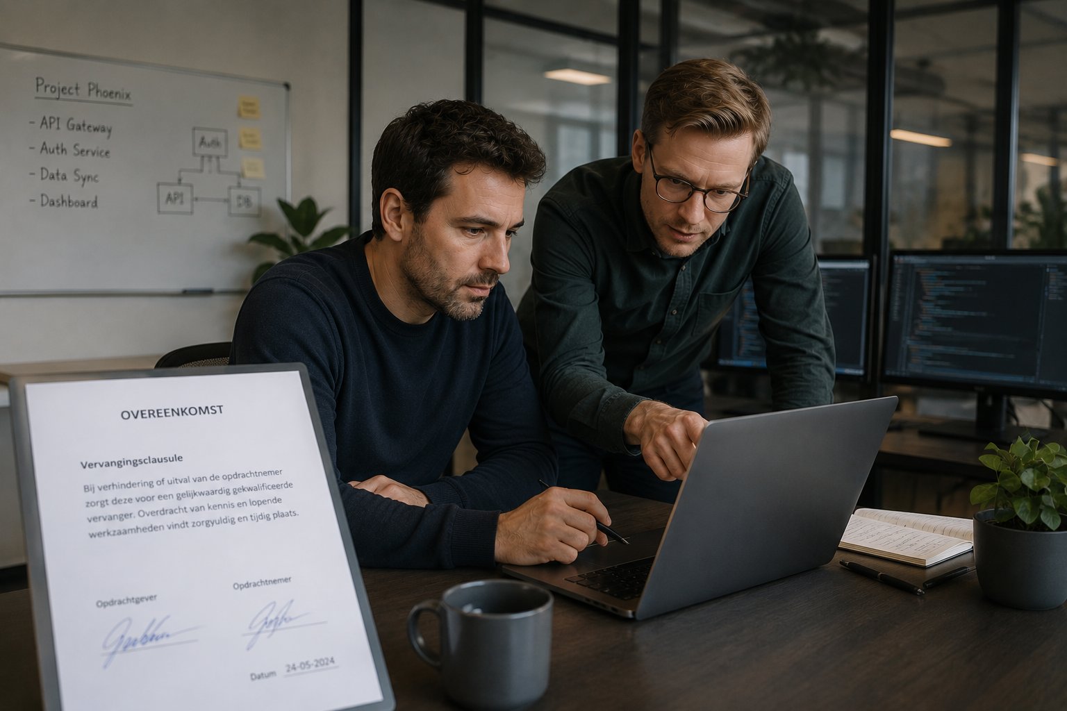 Mag een IT-freelancer zich laten vervangen?